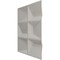 Ekena Millwork 19 5/8in. W x 19 5/8in. H Stratford EnduraWall Decorative 3D Wall Panel Covers 2.67 Sq. Ft. WP20X20STECE - alternate 2